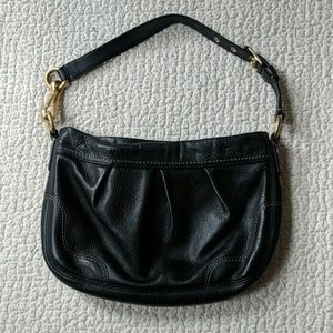 Black Coach leather purse
